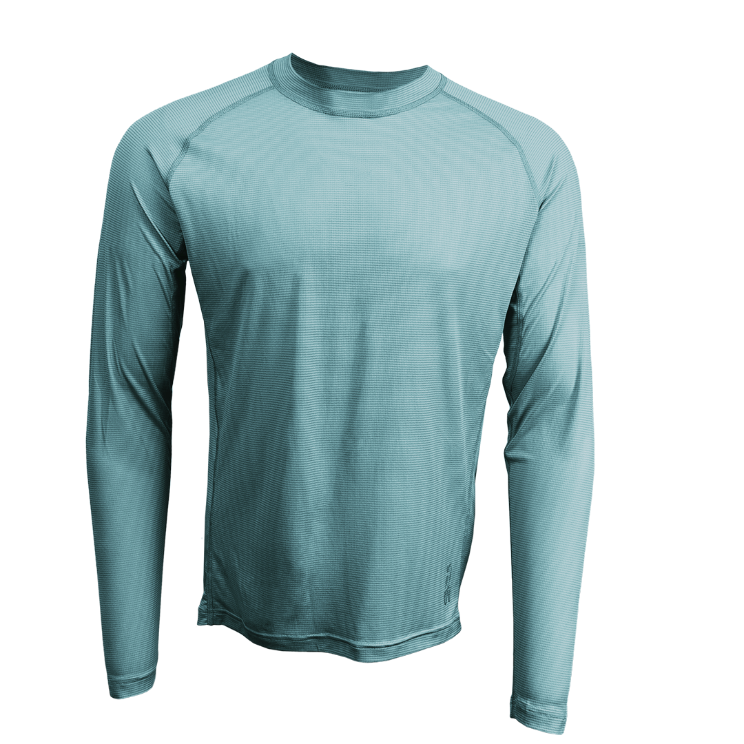 Long-sleeve shirt on a white background