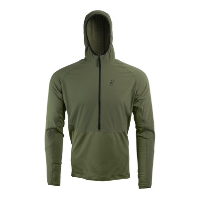 front view of fleece mid layer