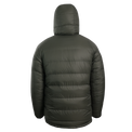 A chimera hooded down anorak shown from the back, photographed on a clean white background.