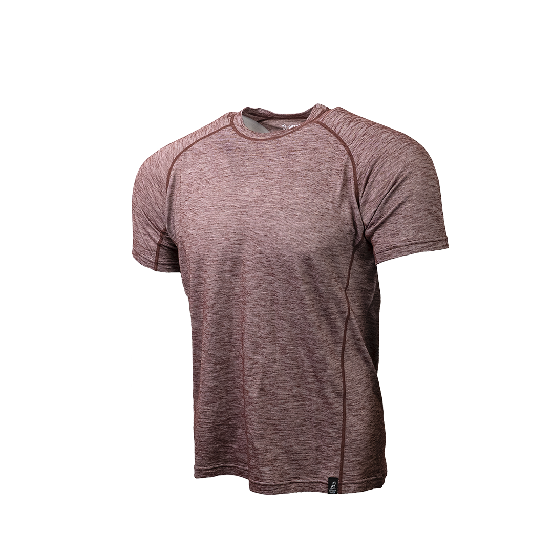 Angled front view of Tern Merino Wool Tee