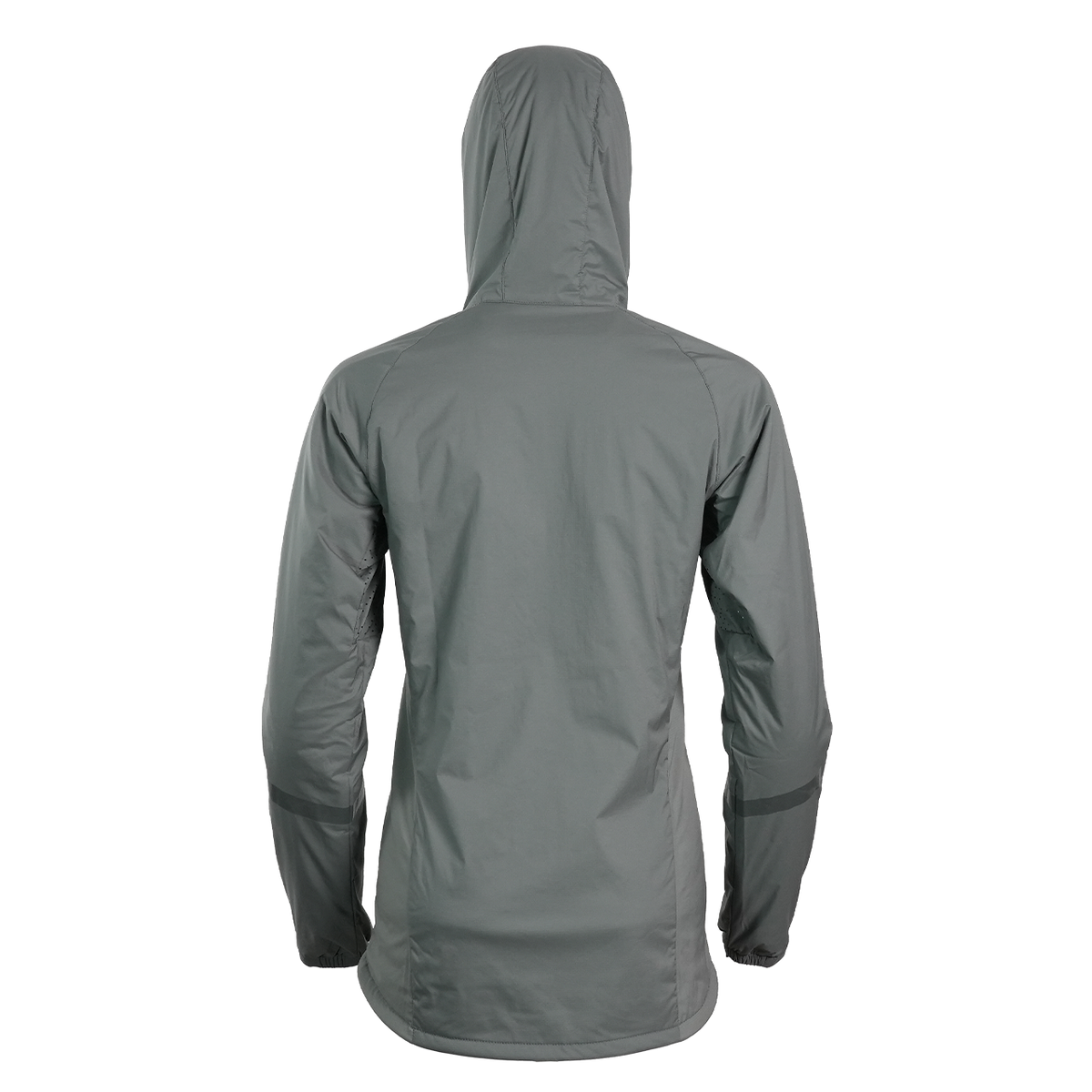 Women's gray Ventus Active Hoodie rear view