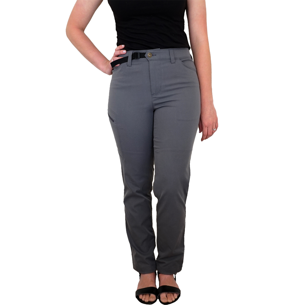 front view of women's hiking pants