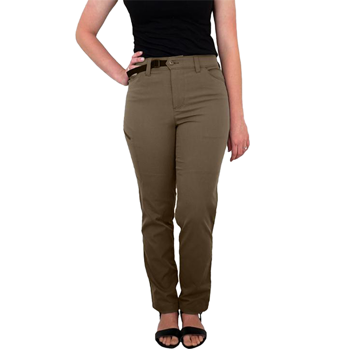 front view of women's hiking pants