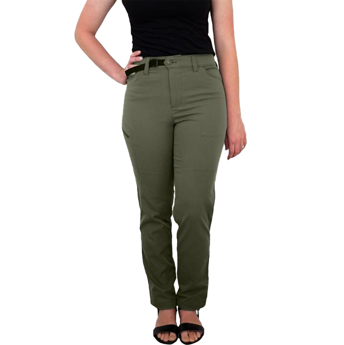 front view of women's hiking pants