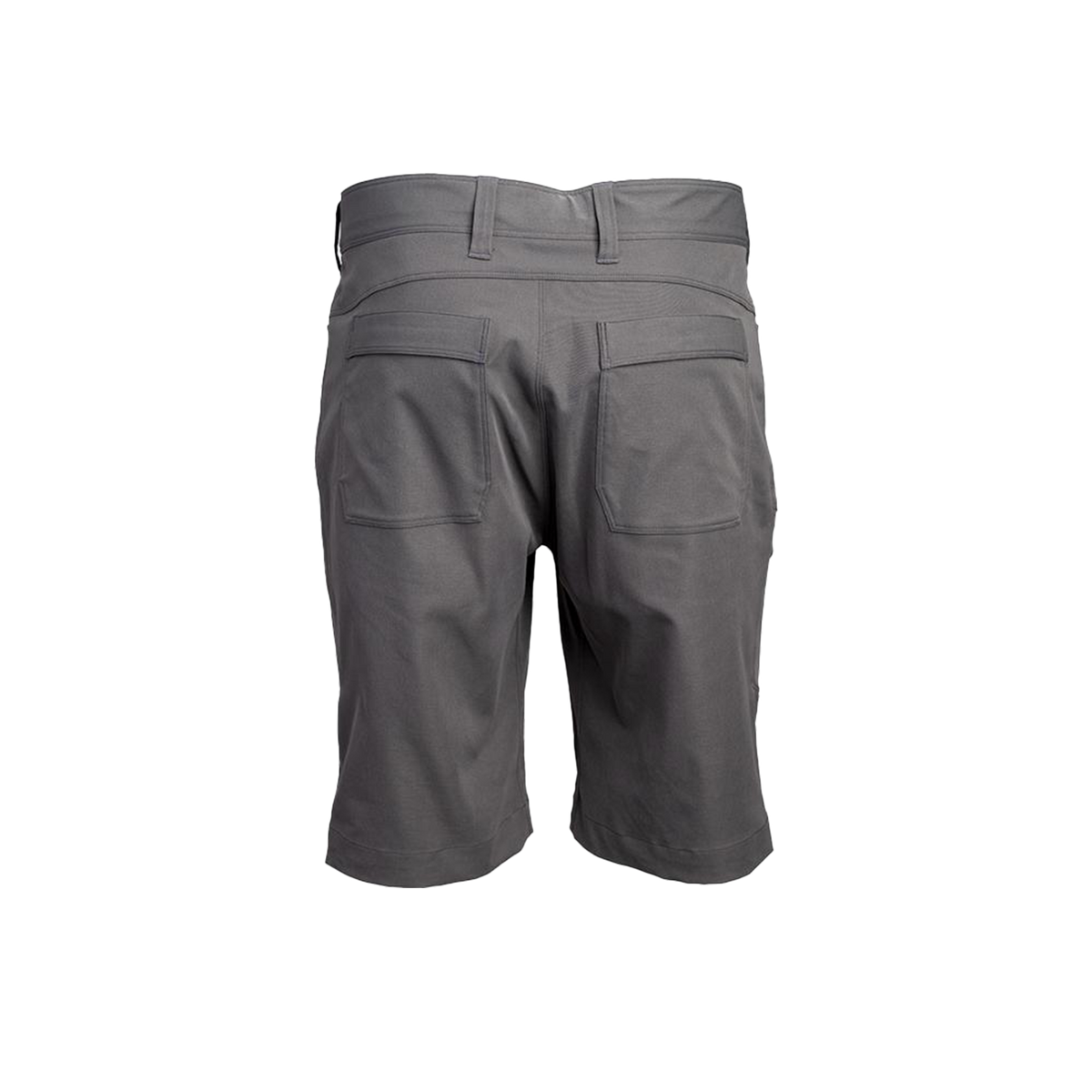 rear view of men's backpacking shorts
