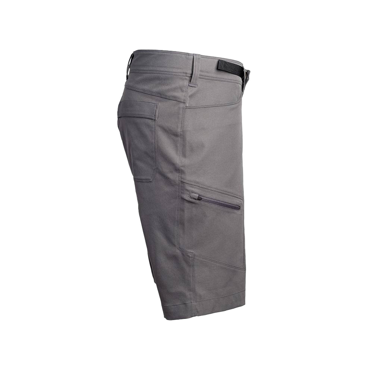 Side view of men's hiking shorts