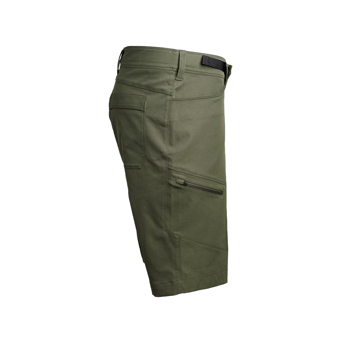Side view of men's hiking shorts