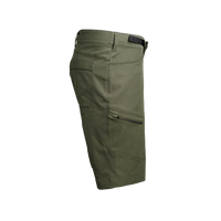 side view of men's backpacking shorts